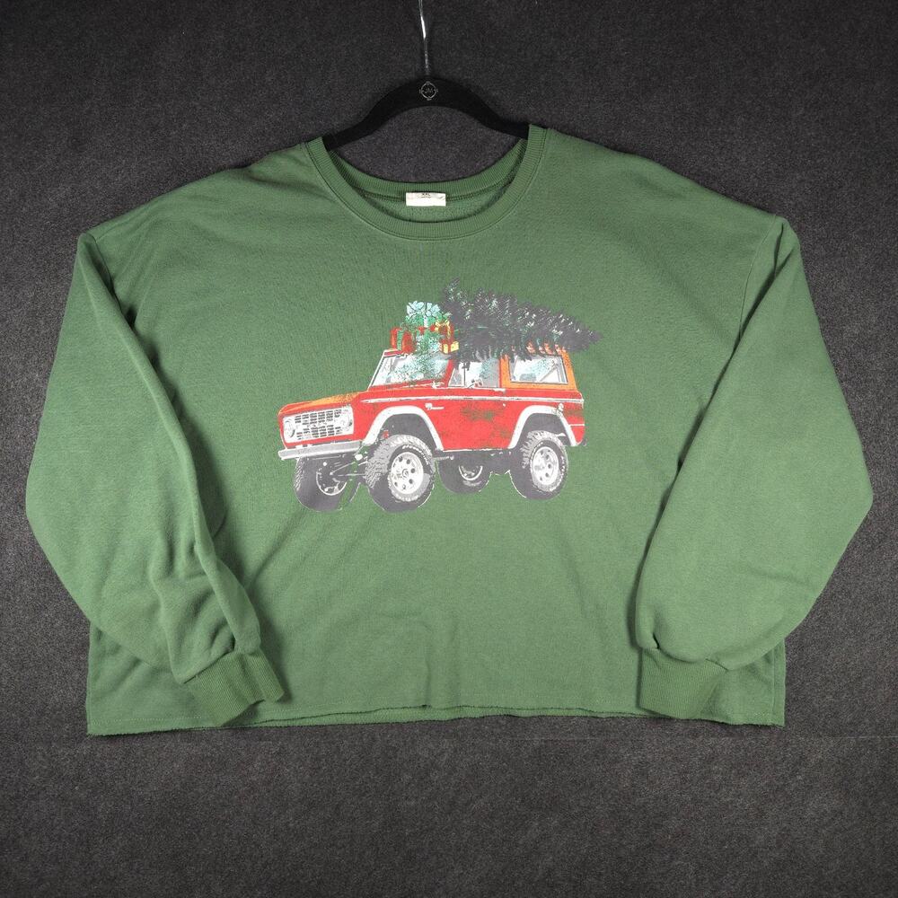 Ford Bronco Cropped Sweatshirt Femme Size XXL Official Licensed Holidays